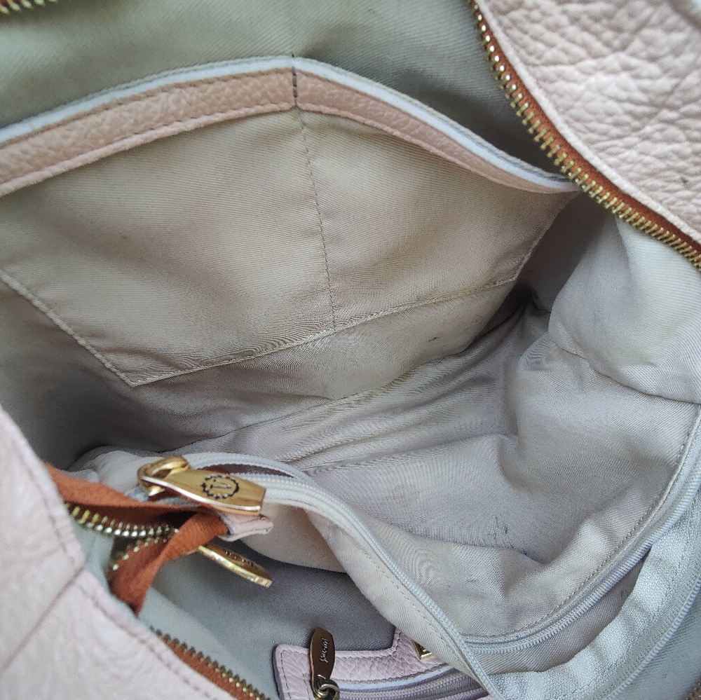 Valentina Large Pebbled Leather Tote - Picture 5 of 7